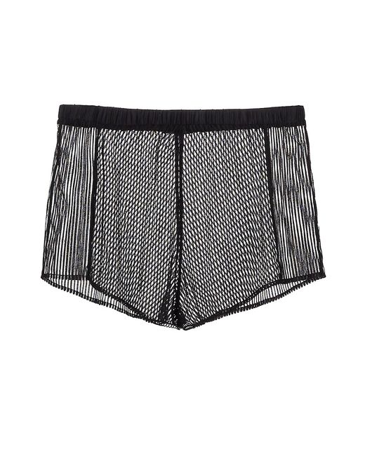 Kiki De Montparnasse Striped Lace Tap Shorts