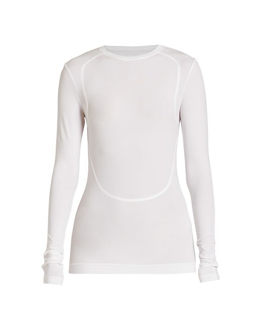 Givenchy Seamed Long-Sleeve Top