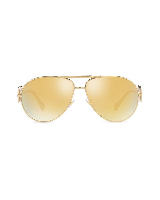 Versace 65MM Pilot Sunglasses