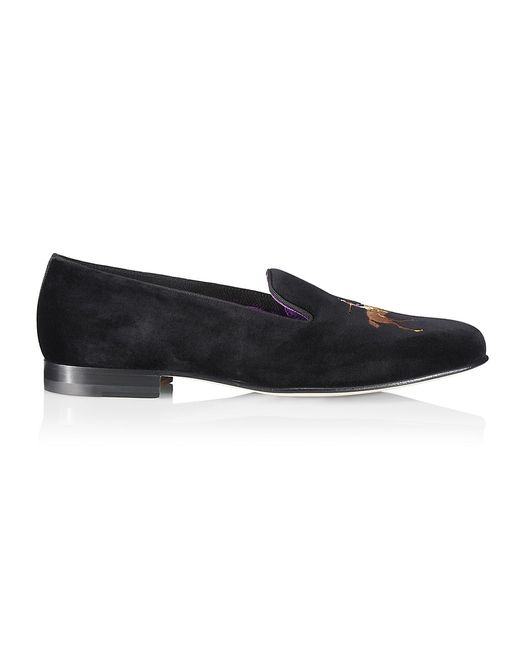 Ralph Lauren Alonzo Horse Embroidery Loafers