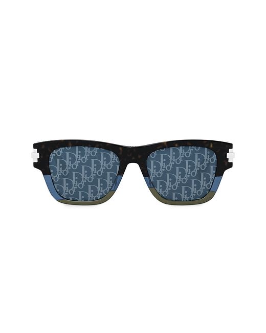 Dior 52MM DiorBlackSuit Tortoiseshell Logo Sunglasses