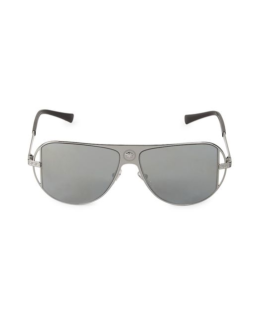 Versace 57MM Browline Aviator Sunglasses