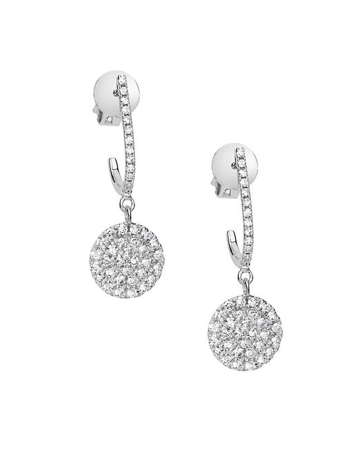 Meira T 14K Diamond Drop Earrings