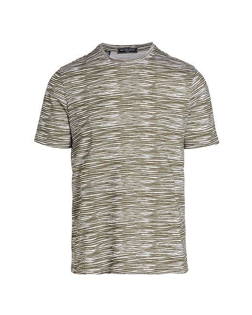 Saks Fifth Avenue Slim Fit Uneven Stripe T-Shirt