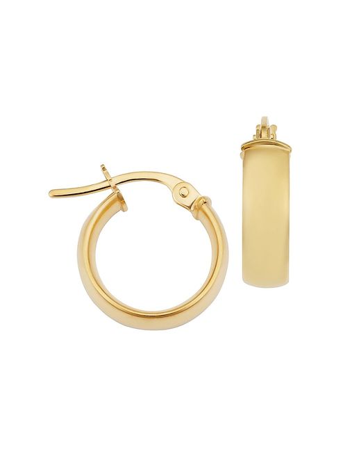 Oradina 18K Forever and Ever Mini Hoops