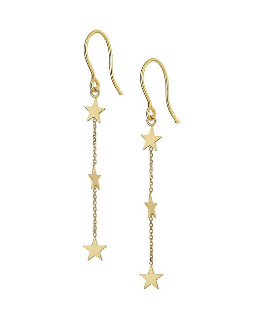 Oradina 14K Starry Night Drop Earrings