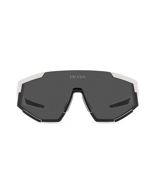Prada Sport 37MM Linea Rossa Structured Sunglasses