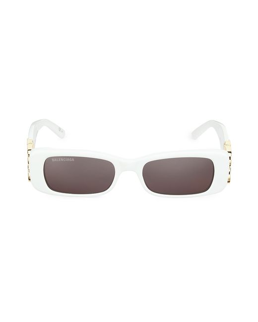 Balenciaga Dynasty 51MM Rectangular Acetate Sunglasses