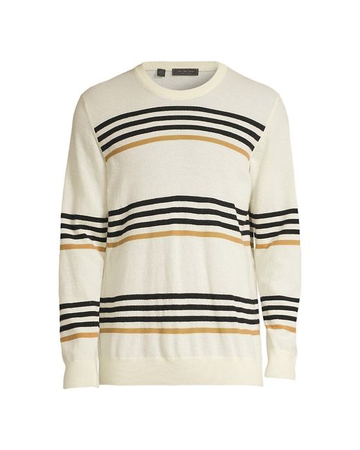 Saks Fifth Avenue COLLECTION Striped Cashmere Sweater