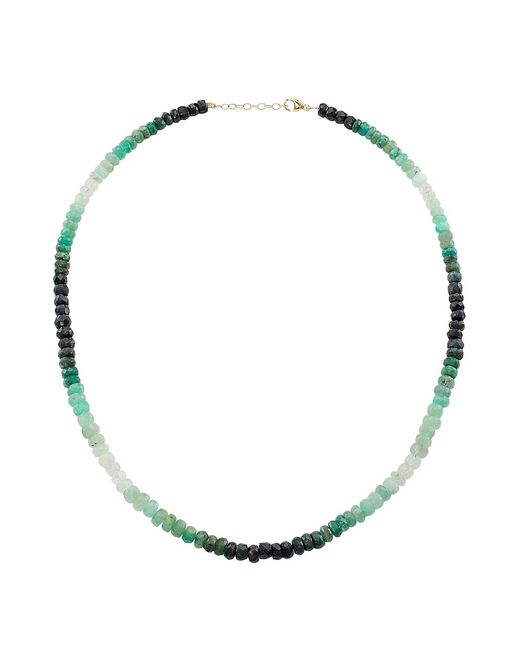 Jia Jia Arizona 14K Emerald Beaded Necklace