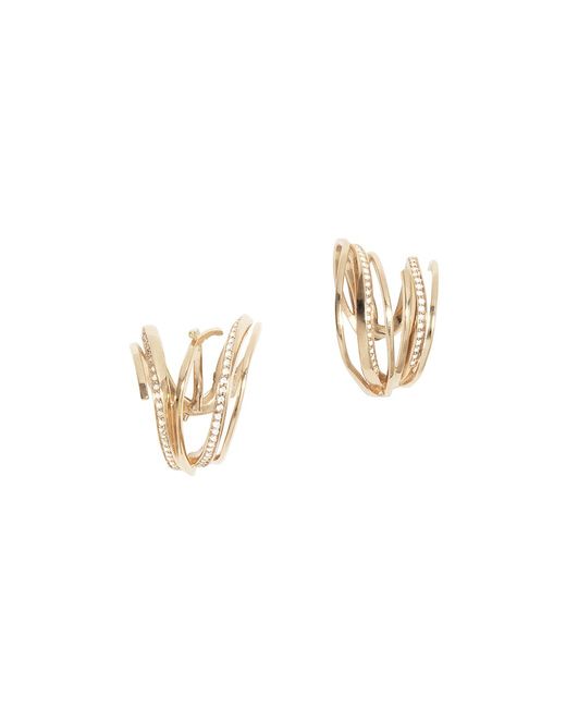 Completedworks Suburbs Stratum 14K Gold-Plate White Topaz Earrings