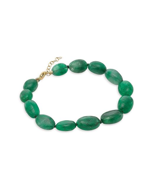 Jia Jia Arizona 14K Emerald Quartz Beaded Bracelet