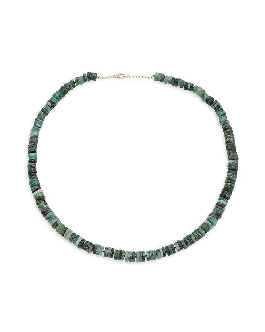 Jia Jia Atlas 14K Emerald Beaded Necklace