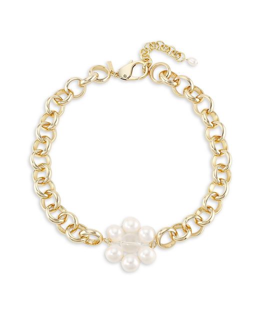 éliou Rozela 14K Filled Crystal Quartz Freshwater Pearl Pendant Necklace