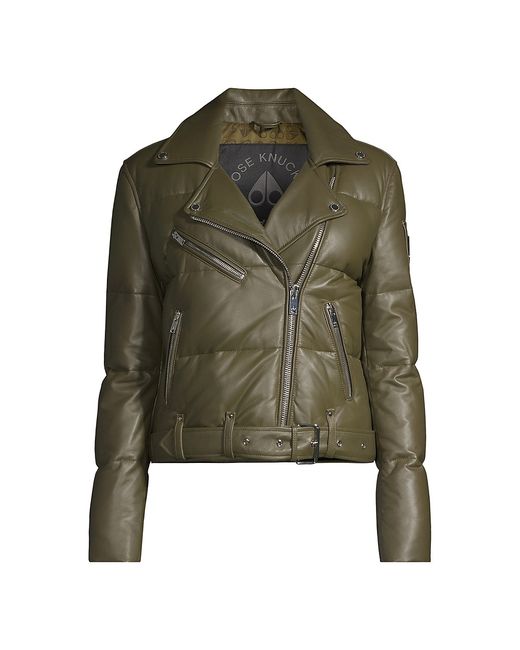 Moose Knuckles Chauvreulx Puffer 2 Leather Jacket
