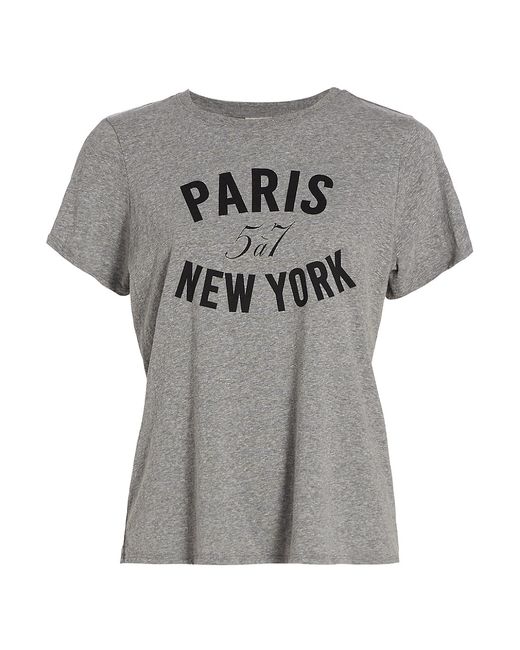 Cinq a Sept Paris New York Graphic T-Shirt