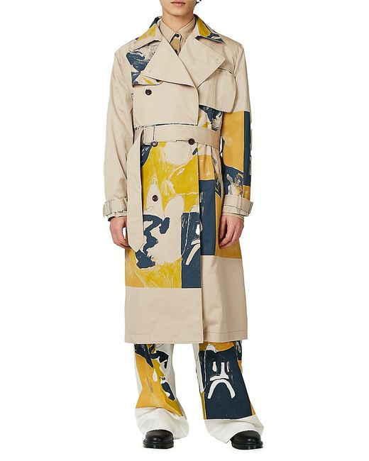 Bethany Williams Our Team Print Utility Trench Coat