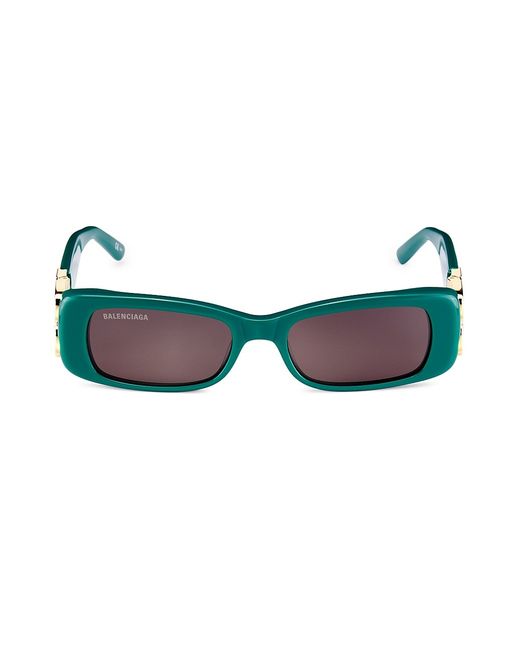 Balenciaga Dynasty 51MM Rectangular Sunglasses