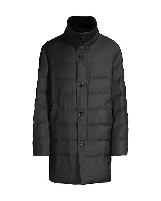 Gorski Quilted Parka with Shearling Lamb