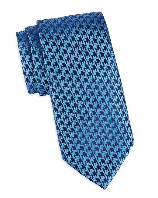 Charvet Houndstooth Jacquard Tie