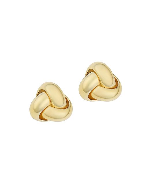 Oradina 14K Solid Gold Forget Me Knot Studs