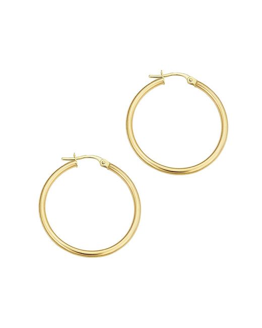 Oradina 10K Solid Gold Everything Hoops