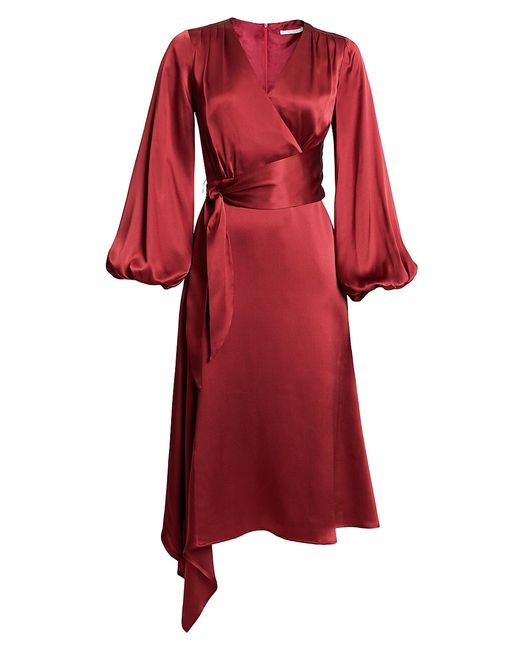 Santorelli Vanna Silk Midi-Dress