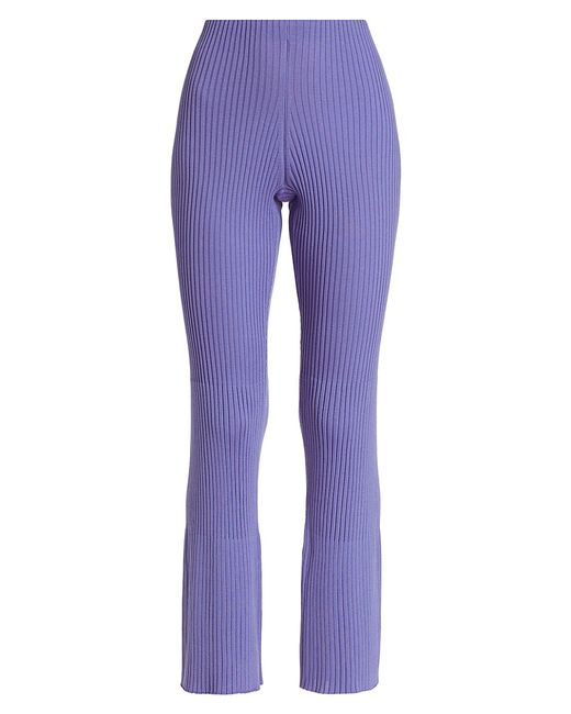 Wolford Rib-Knit Flared Trousers