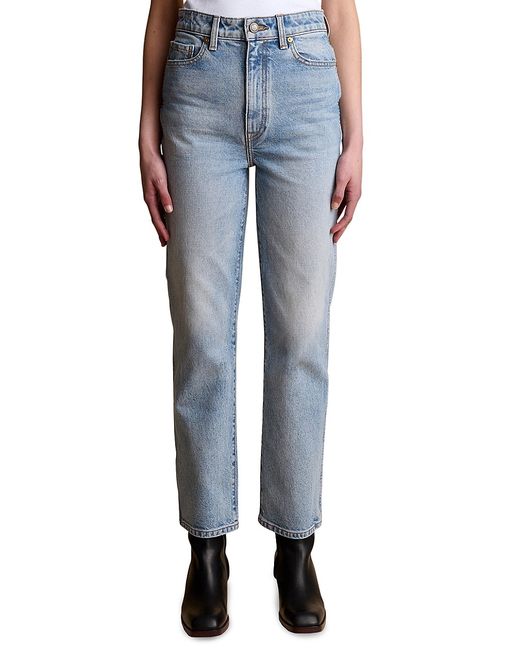 Khaite Abigail High-Rise Straight Jeans