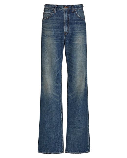 Nili Lotan Mitchell High-Rise Straight Jeans