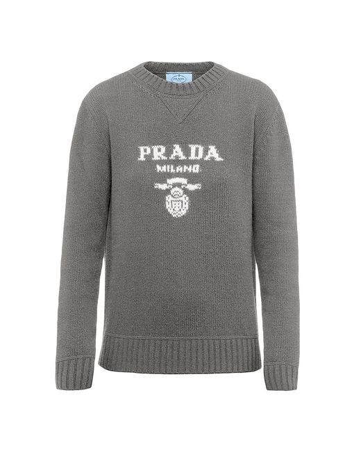 Prada and Wool Logo Sweater
