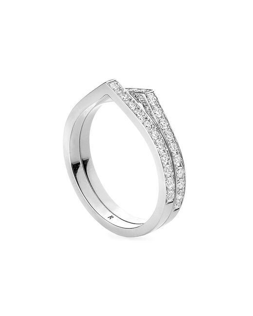 Repossi Antifer 18K Diamond Double Ring