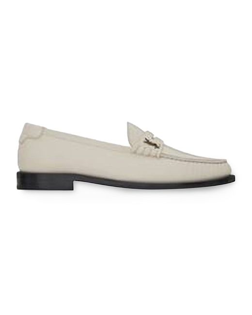 Saint Laurent Le Loafer Monogram Penny Slippers In Smooth Leather