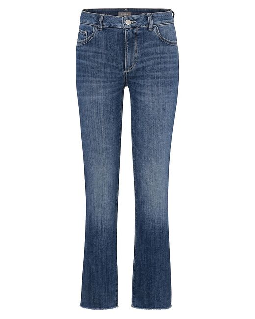 DL Premium Denim Mara Straight Mid Rise Instasculpt Ankle Jeans