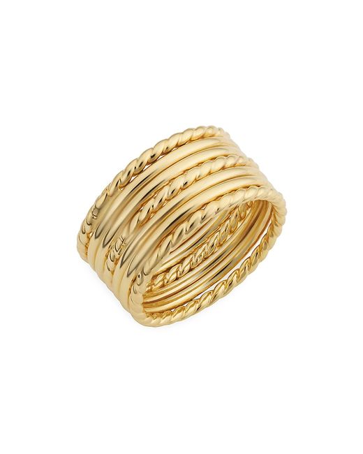 Oradina 14K Solid Gold Cleopatra Ring