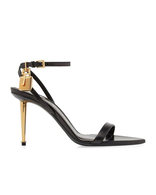 Tom Ford Naked 85 Point-Toe Ankle-Strap Sandals