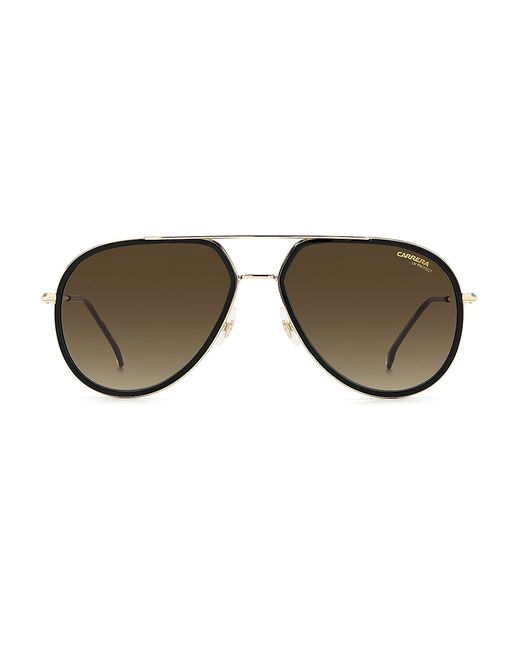 Carrera Stainless Steel 58MM Aviator Sunglasses