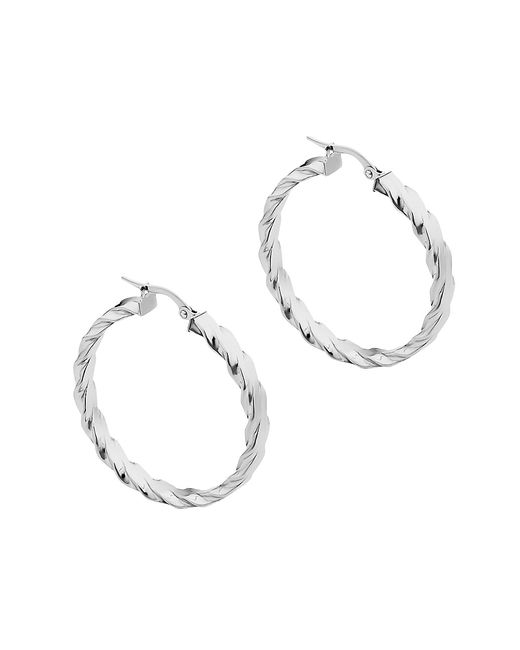 Oradina 14K Solid Gold In Vogue Bold Hoops