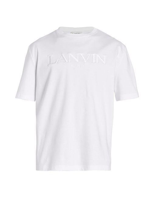Lanvin Tonal Embroidered Logo T-Shirt