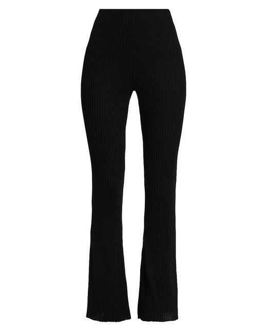Wolford Rib-Knit Flared Trousers