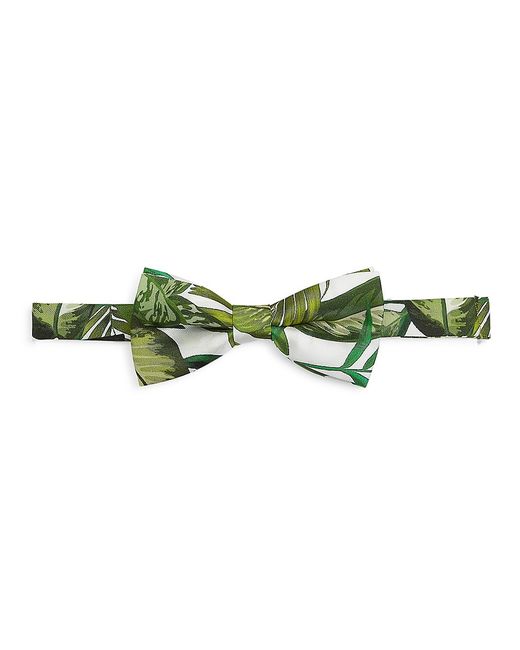 Saks Fifth Avenue COLLECTION Jungle Print Silk Bow Tie