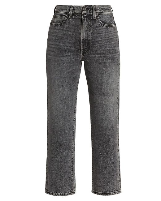 Slvrlake Straight-Leg London Crop Jeans