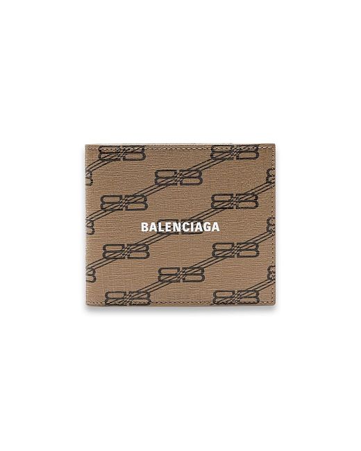 Balenciaga Signature Square Folded Wallet BB Monogram