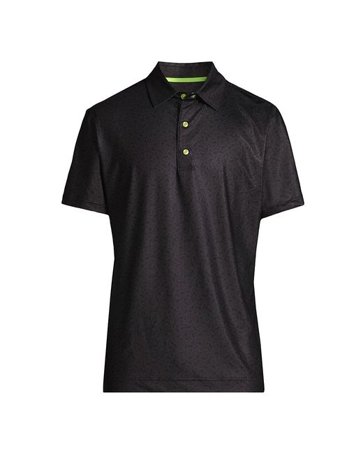 Swag Golf Drop 2.0 Stacked Skulls Jacquard Slim-Fit Polo Shirt