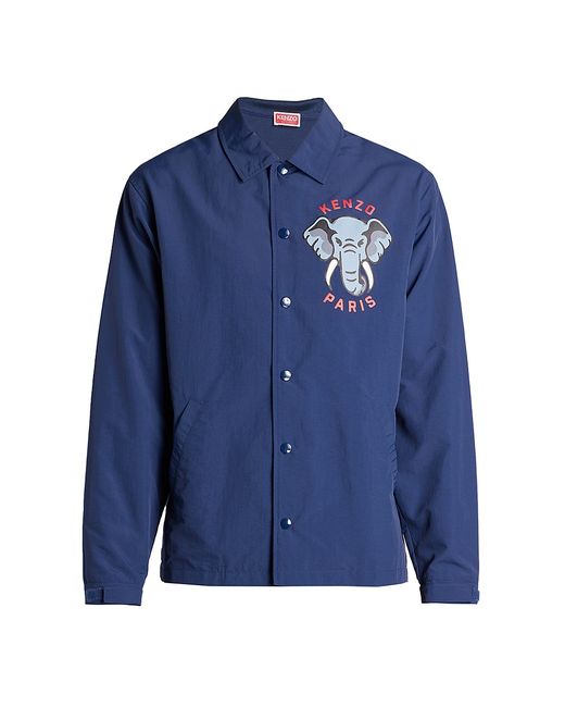 Kenzo Logo Elephant Coach Jacket