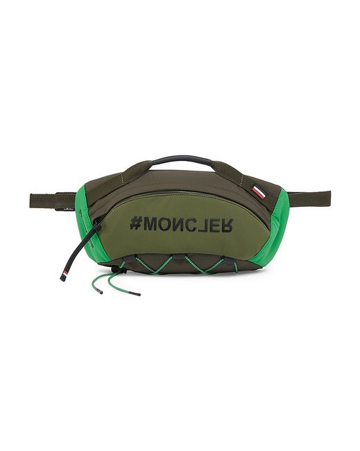 Moncler Grenoble Leather-Trimmed Logo Belt Bag