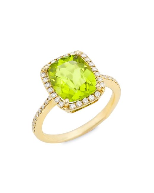 Saks Fifth Avenue Collection 14K Gold Peridot Ring