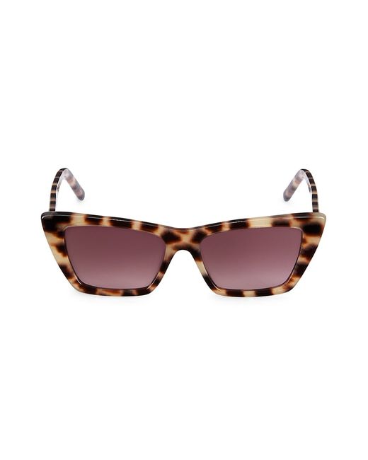 Saint Laurent Feminine Fashion Icons Mica 53MM Cat-Eye Sunglasses