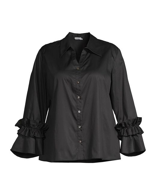 Harshman Selina Ruffled-Sleeve Shirt