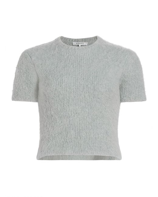 Frame Alpaca Wool-Blend Knit T-Shirt
